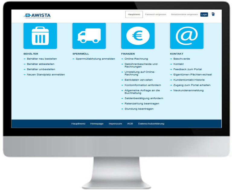 Kundenportal – AWISTA